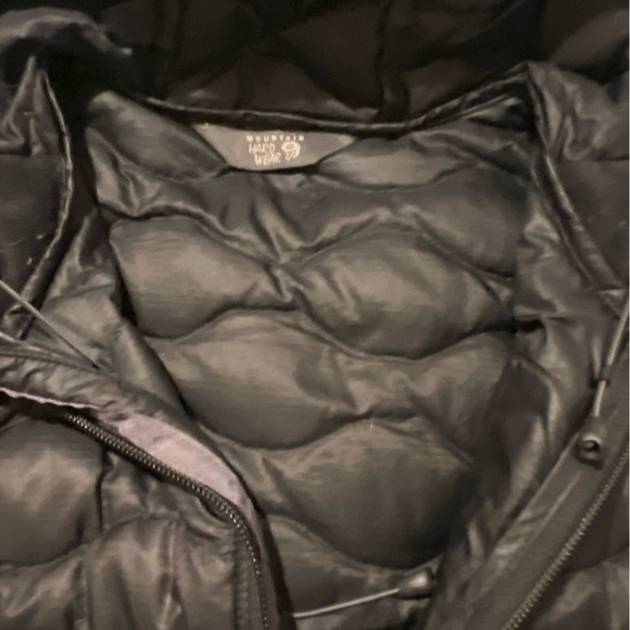 Women's Black Hooded Puffer Coat - Picture 4 of 9